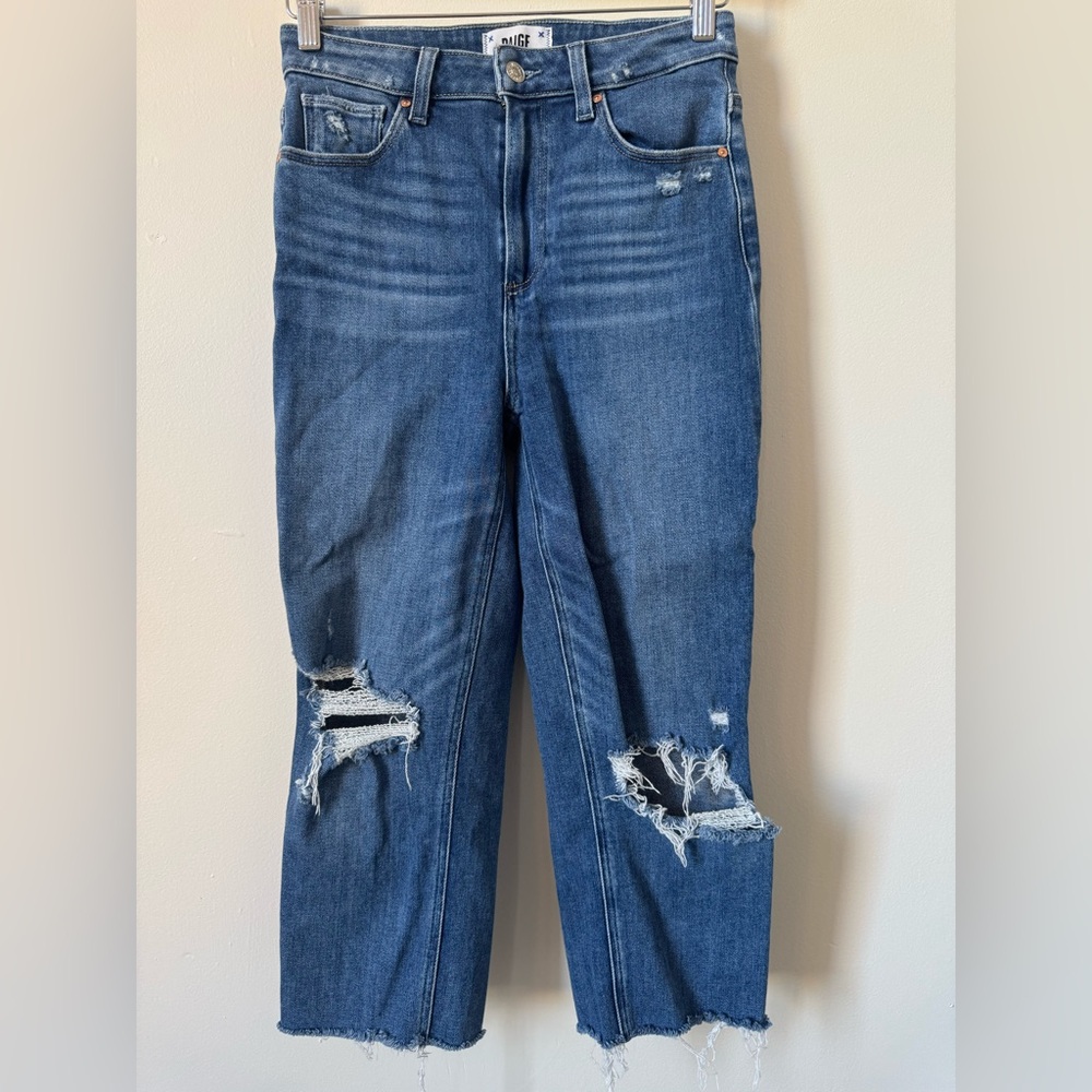 Paige Jeans Stella Crop Distressed